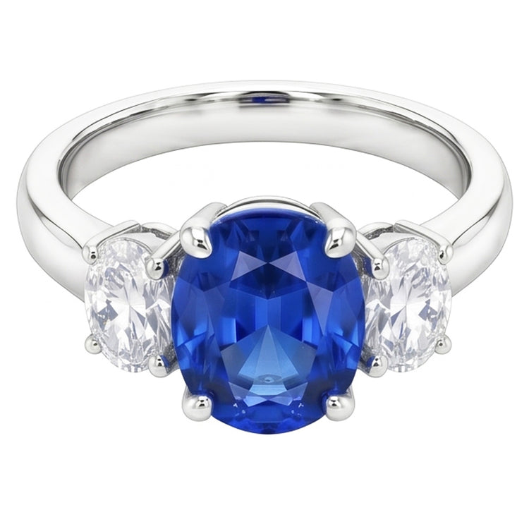 Bague Saphir Naturel 2.60 Carats