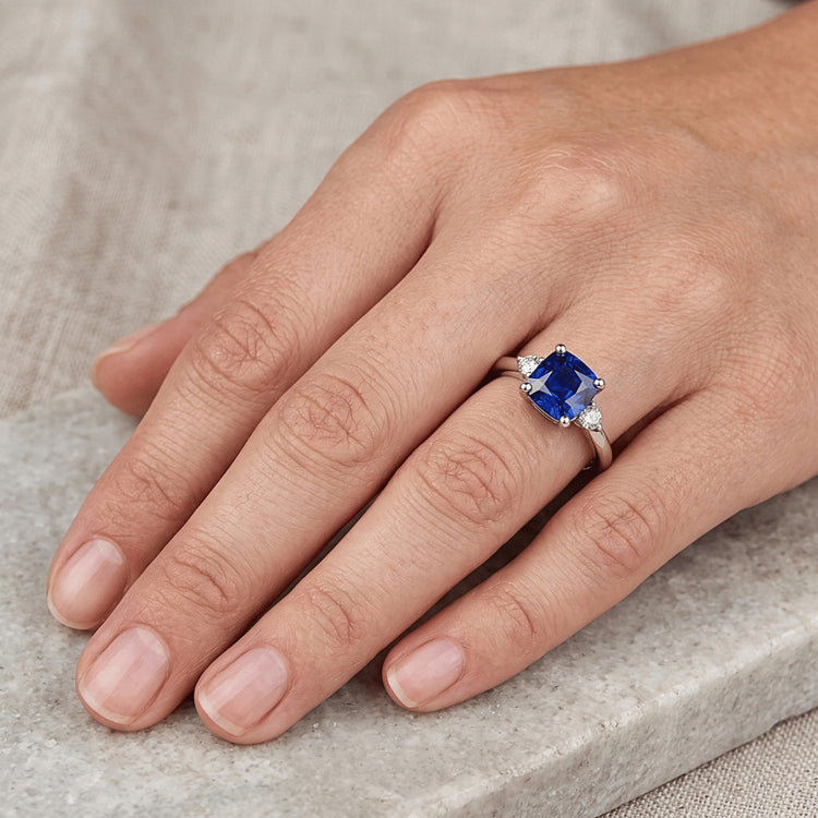 Bague Saphir Naturel 2.75 Carats
