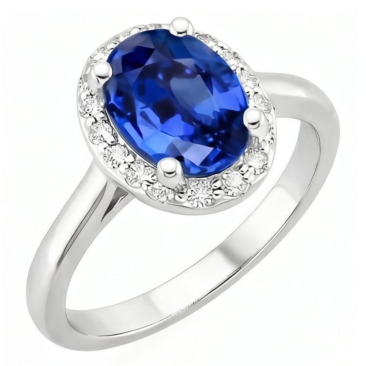 Bague Saphir Naturel 2.80 Carats