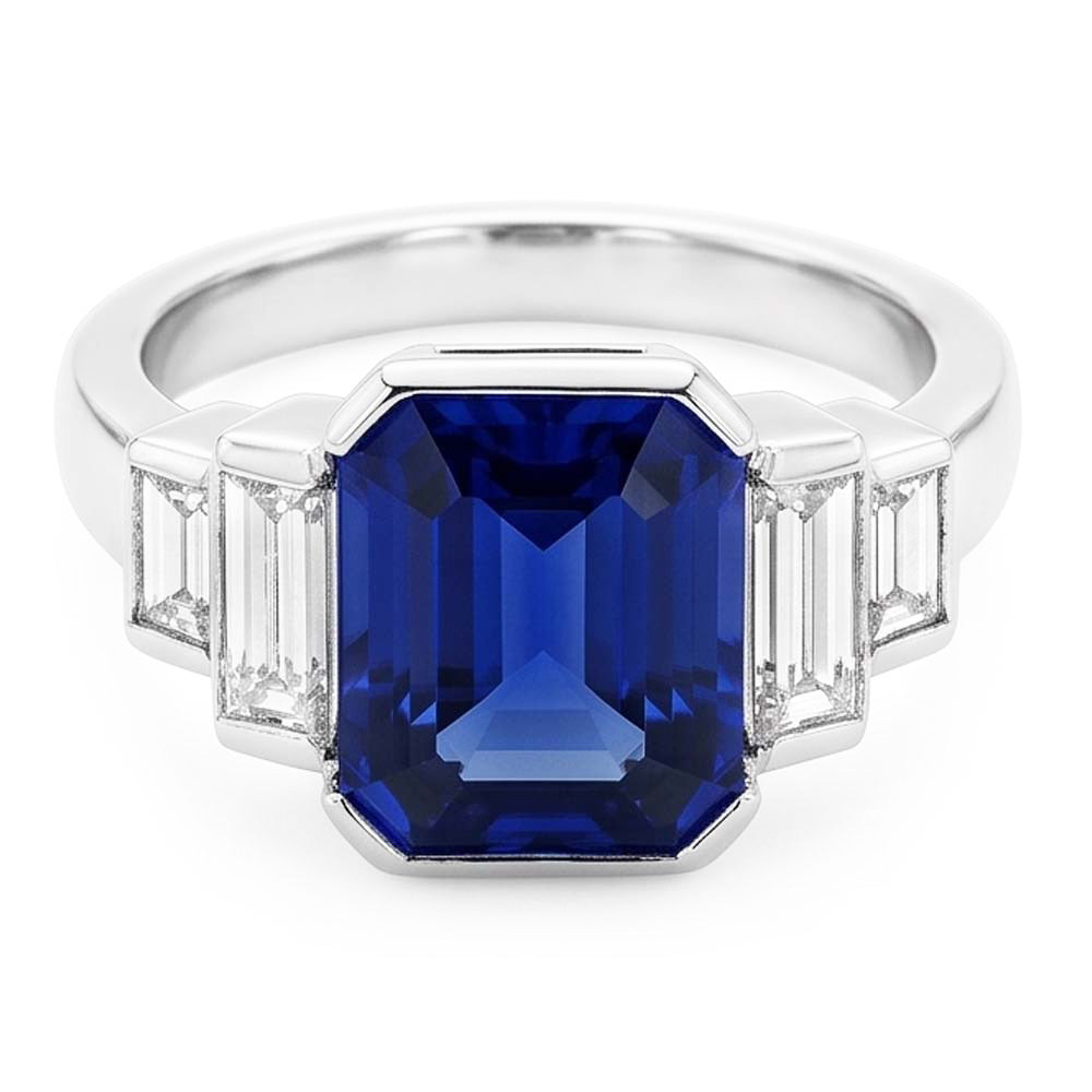Bague Saphir Naturel 2 Carats