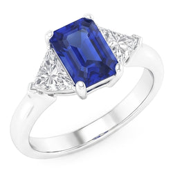 Bague Saphir Naturel 2 Carats