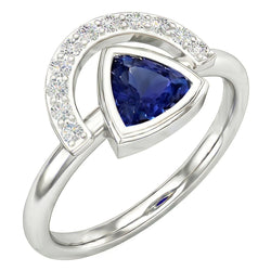 Bague Saphir Naturel 2 Carats