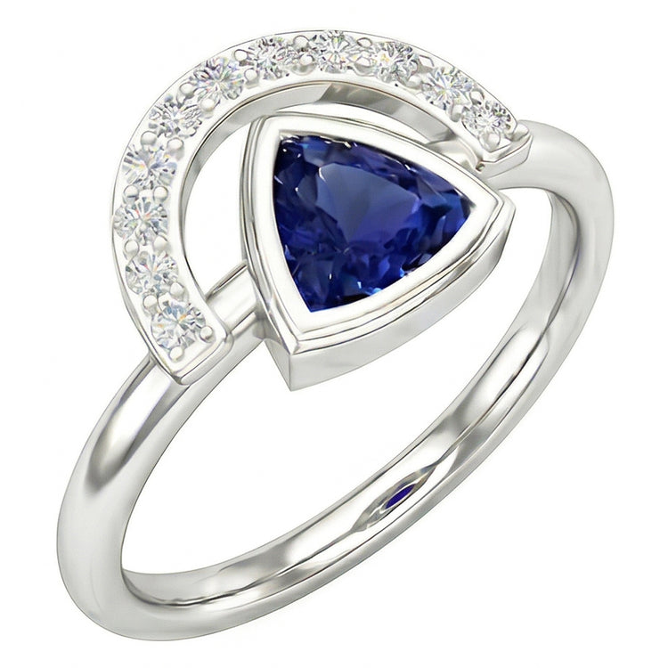 Bague Saphir Naturel 2 Carats