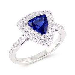 Bague Saphir Naturel 2 Carats