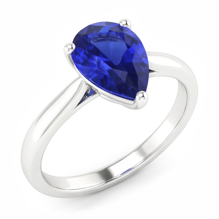 Bague Saphir Naturel 2 Carats