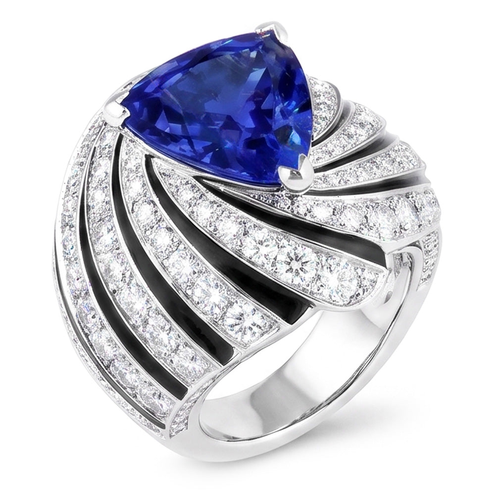 Bague Saphir Naturel 2 Carats