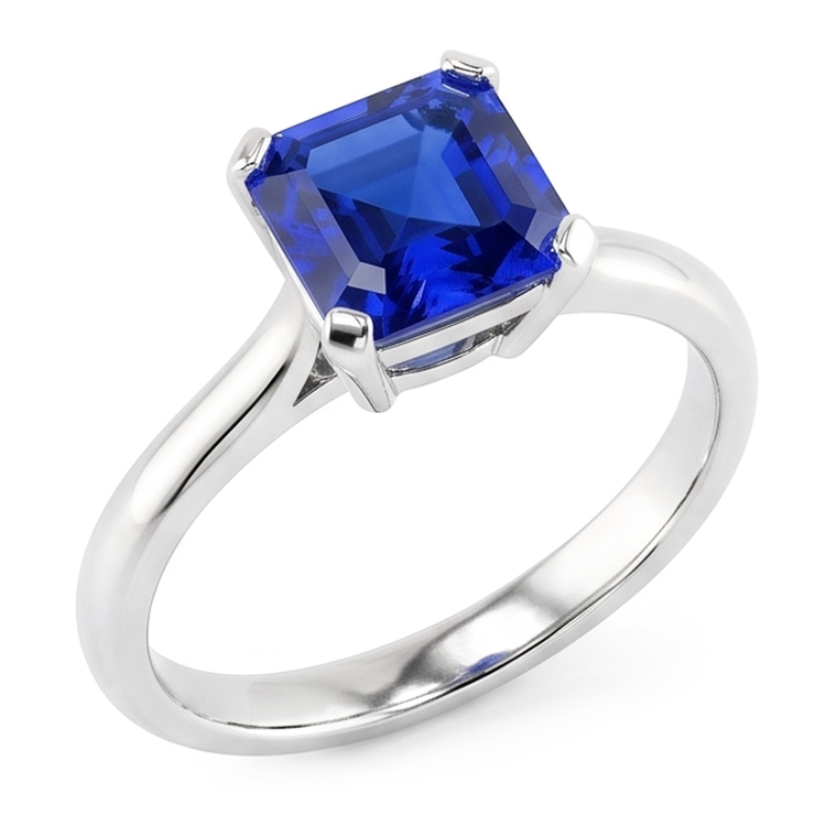 Bague Saphir Naturel 2 Carats