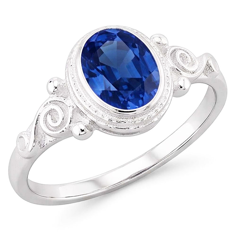 Bague Saphir Naturel 2 Carats