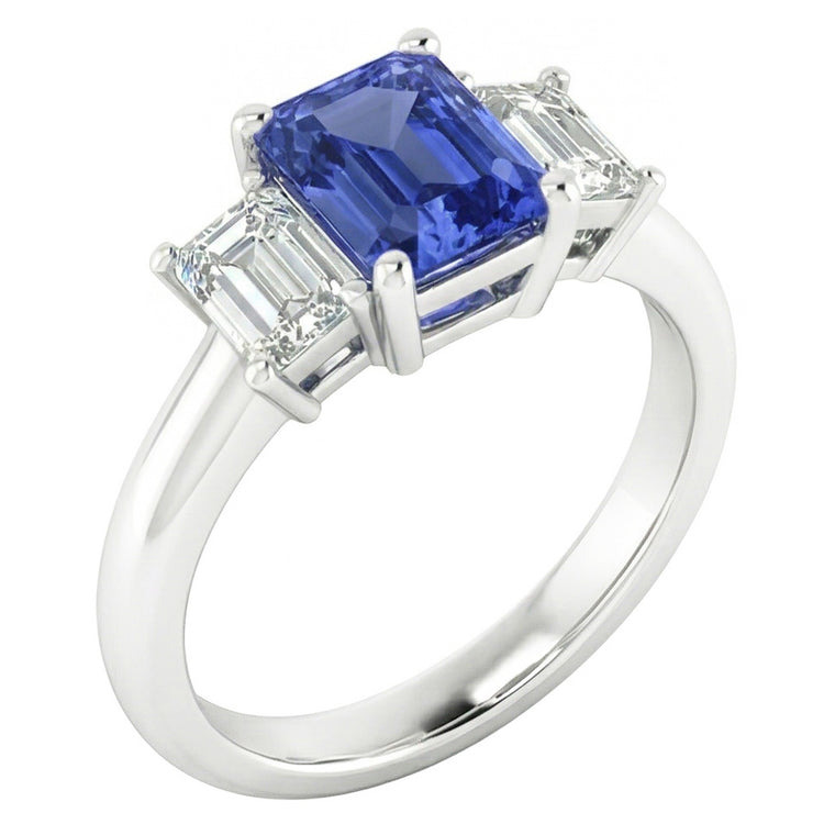 Bague Saphir Naturel 2 Carats