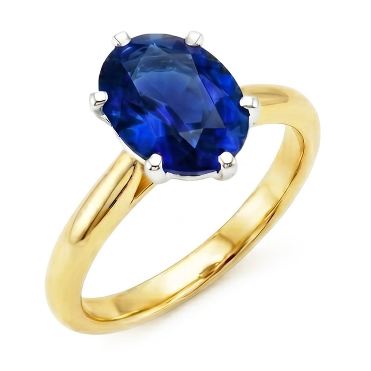 Bague Saphir Naturel 2 Carats