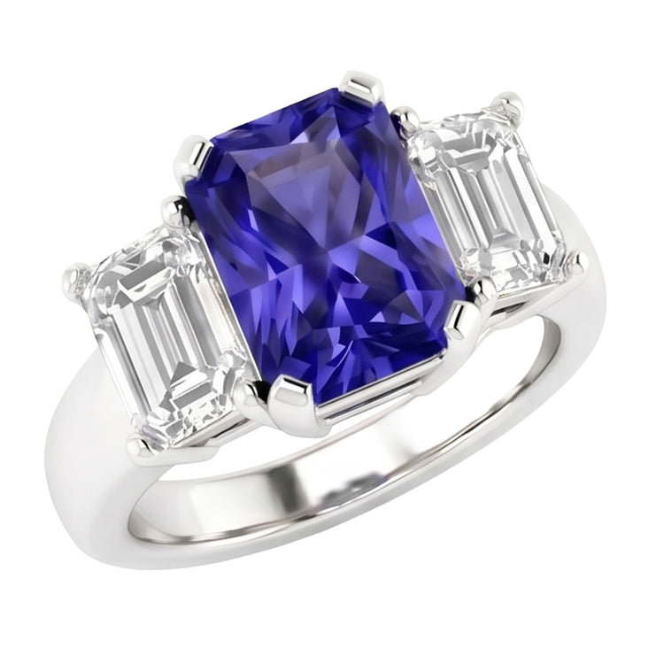 Bague Saphir Naturel 2 Carats