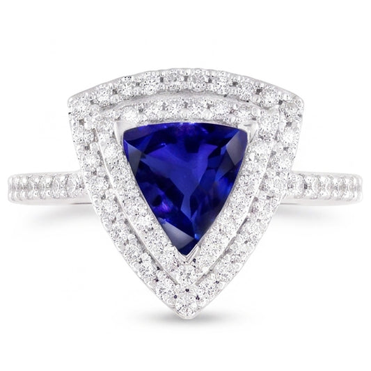 Bague Saphir Naturel 2 Carats