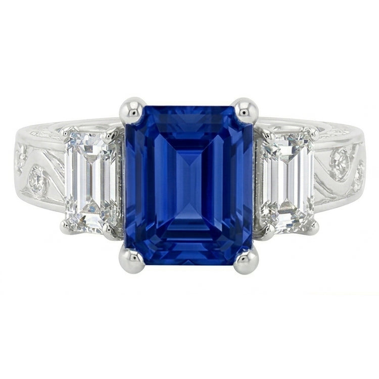 Bague Saphir Naturel 2 Carats