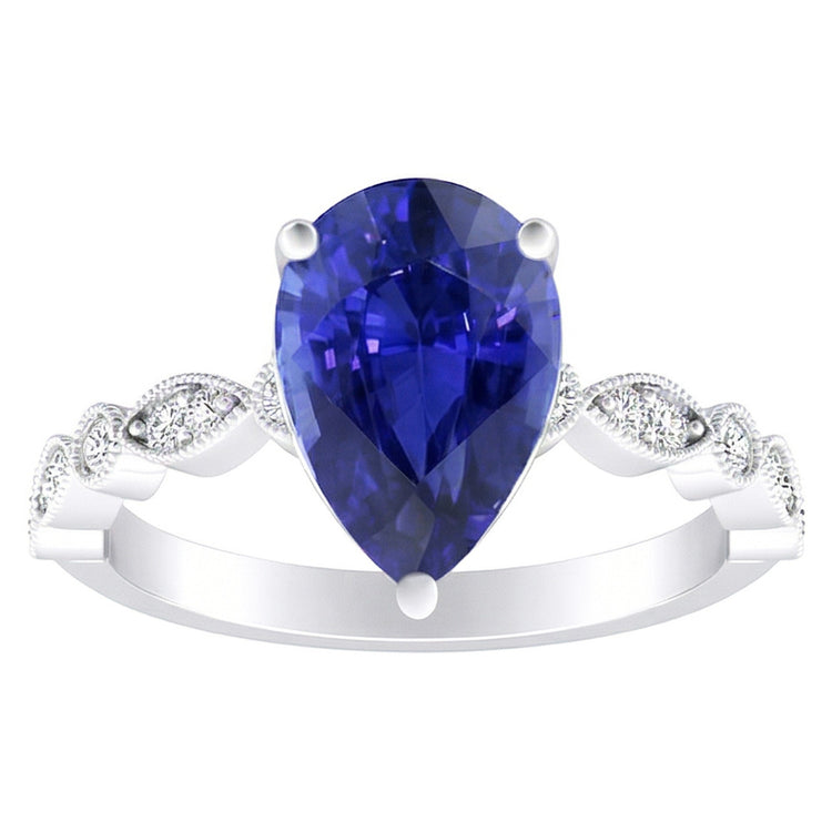 Bague Saphir Naturel 2 Carats