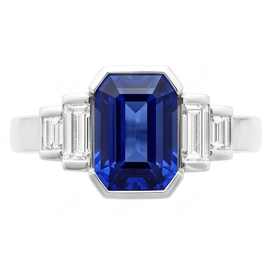Bague Saphir Naturel 2 Carats