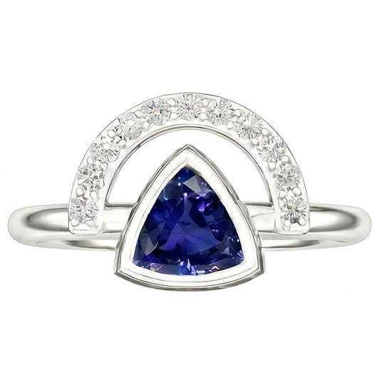 Bague Saphir Naturel 2 Carats