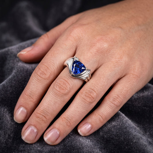 Bague Saphir Naturel 2 Carats