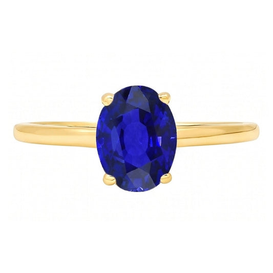 Bague Saphir Naturel 2 Carats