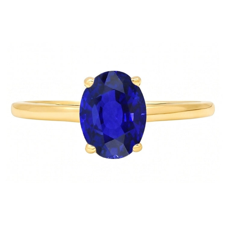 Bague Saphir Naturel 2 Carats