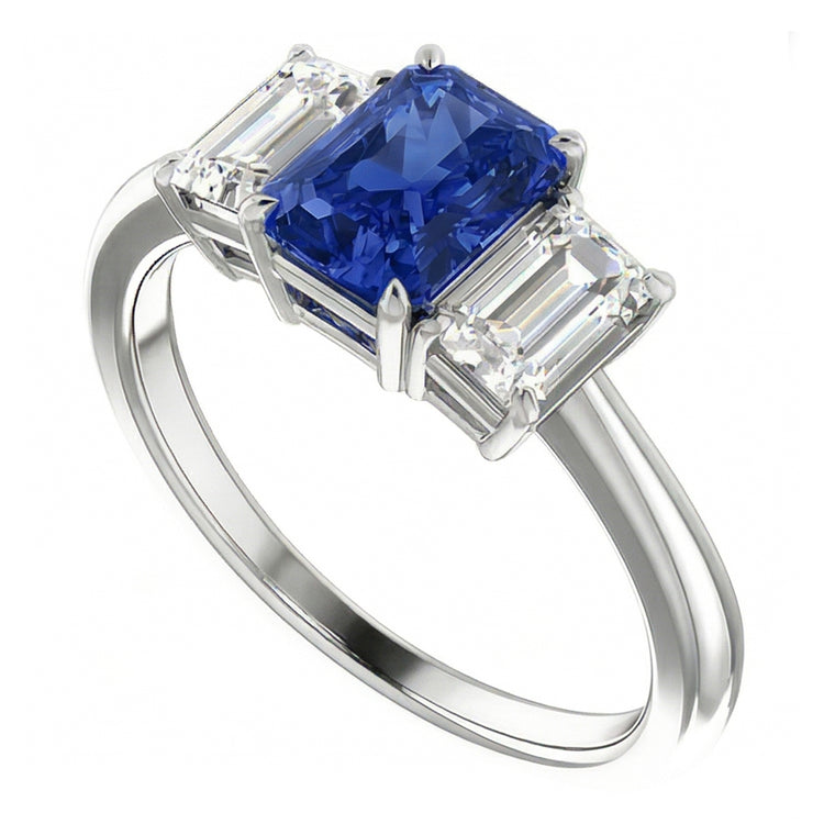 Bague Saphir Naturel 2 Carats