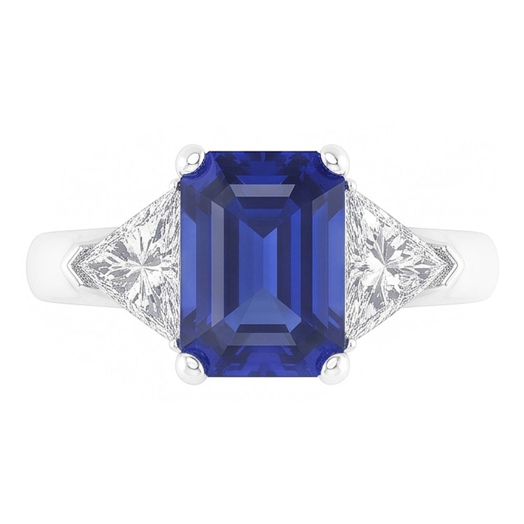 Bague Saphir Naturel 2 Carats