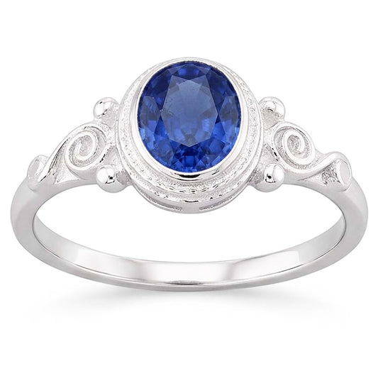 Bague Saphir Naturel 2 Carats