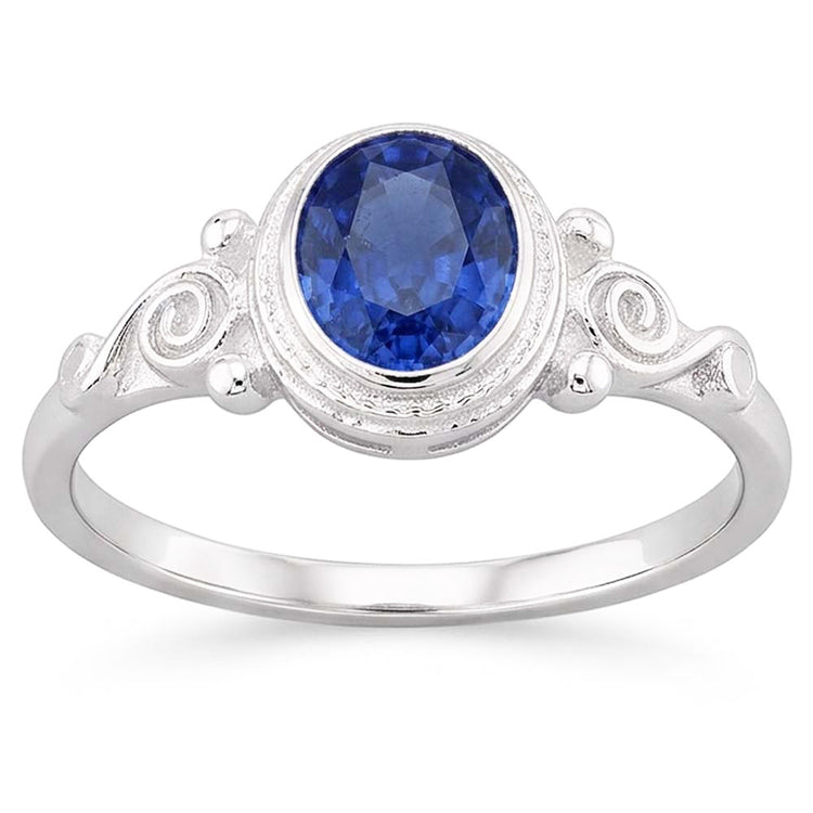 Bague Saphir Naturel 2 Carats