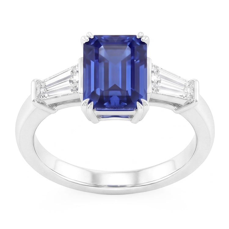 Bague Saphir Naturel 2 Carats