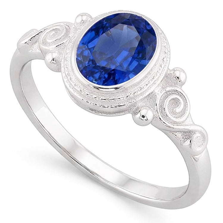 Bague Saphir Naturel 2 Carats