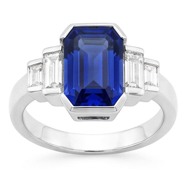 Bague Saphir Naturel 2 Carats