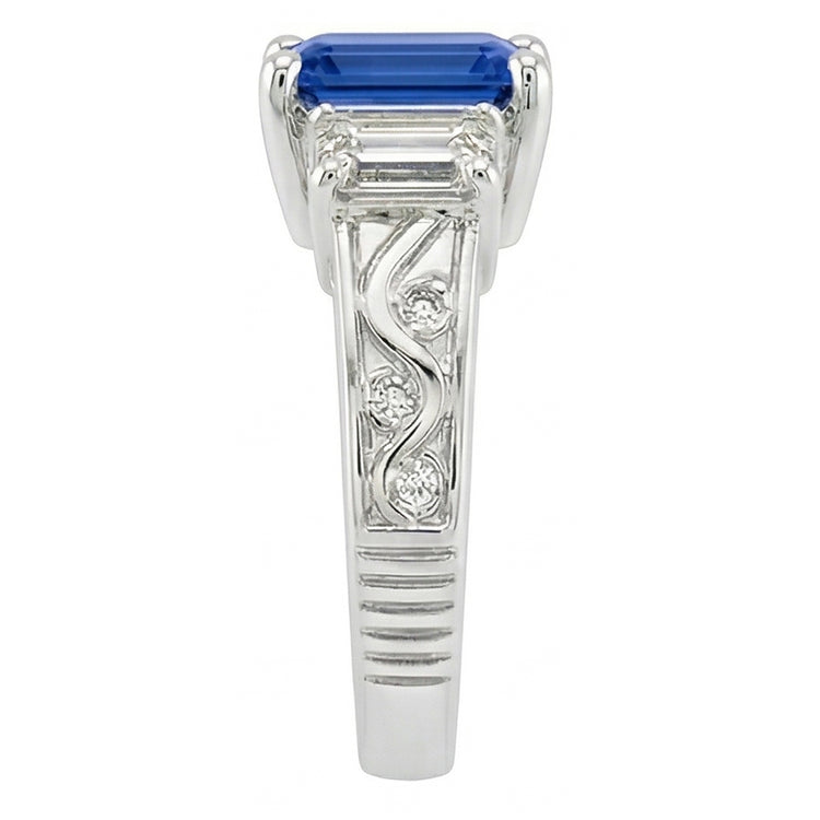 Bague Saphir Naturel 2 Carats