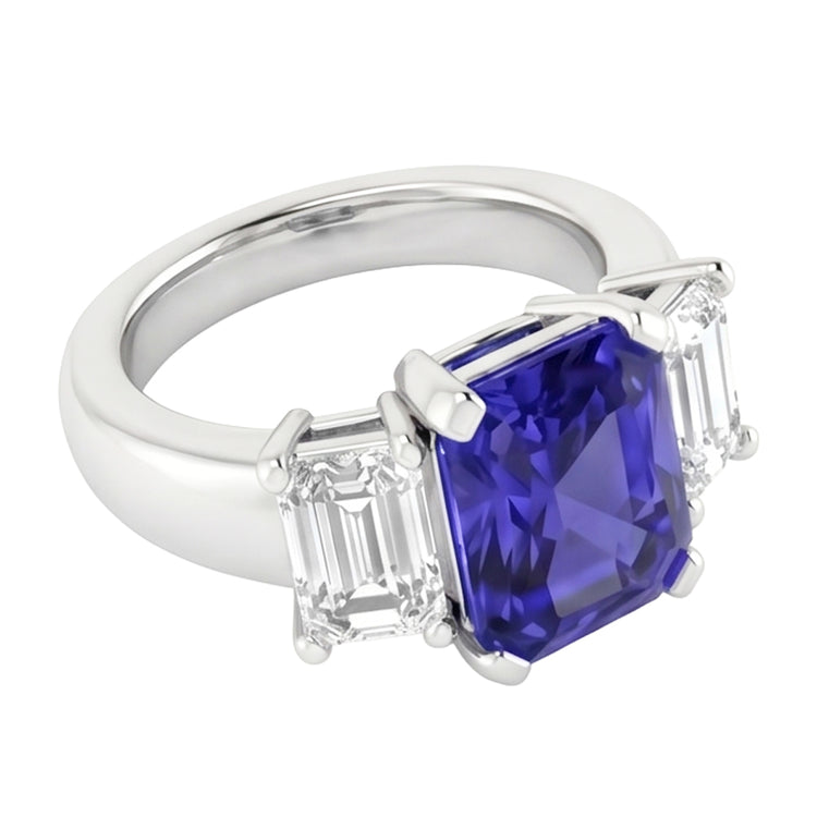 Bague Saphir Naturel 2 Carats