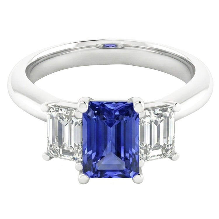 Bague Saphir Naturel 2 Carats