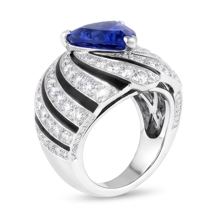 Bague Saphir Naturel 2 Carats