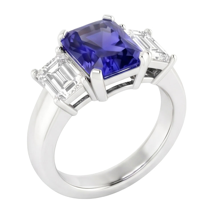 Bague Saphir Naturel 2 Carats