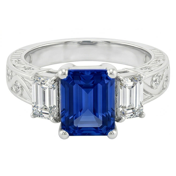 Bague Saphir Naturel 2 Carats