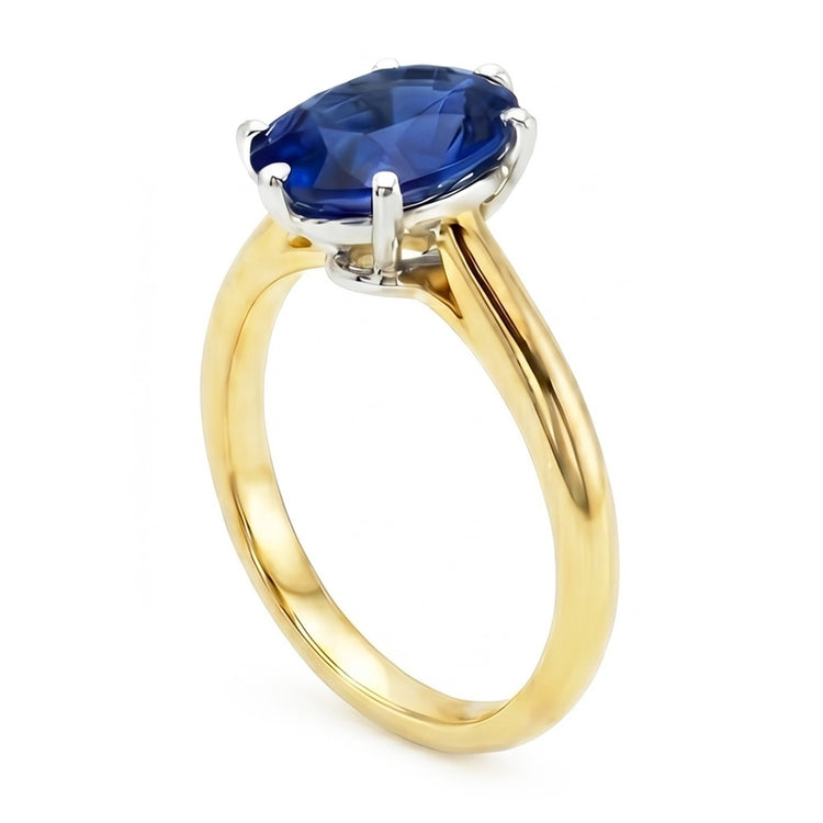 Bague Saphir Naturel 2 Carats