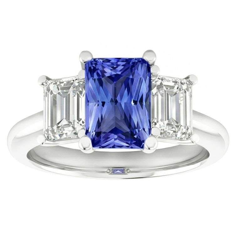 Bague Saphir Naturel 2 Carats