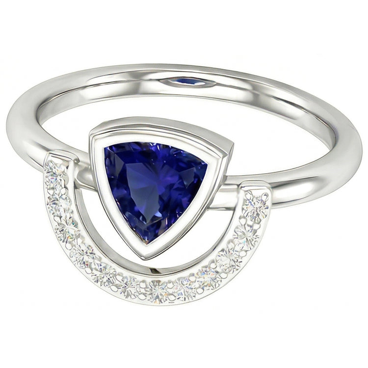 Bague Saphir Naturel 2 Carats
