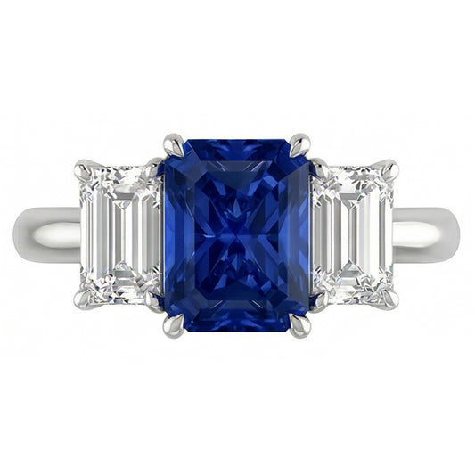 Bague Saphir Naturel 2 Carats