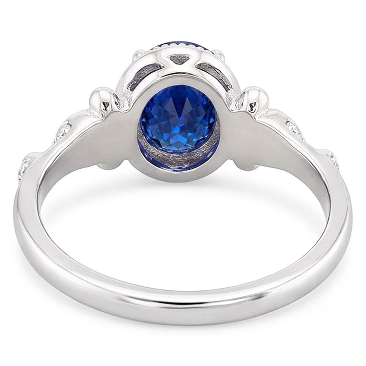 Bague Saphir Naturel 2 Carats
