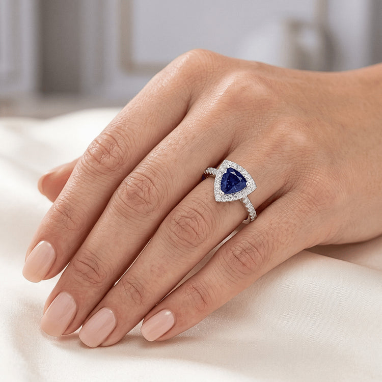Bague Saphir Naturel 2 Carats