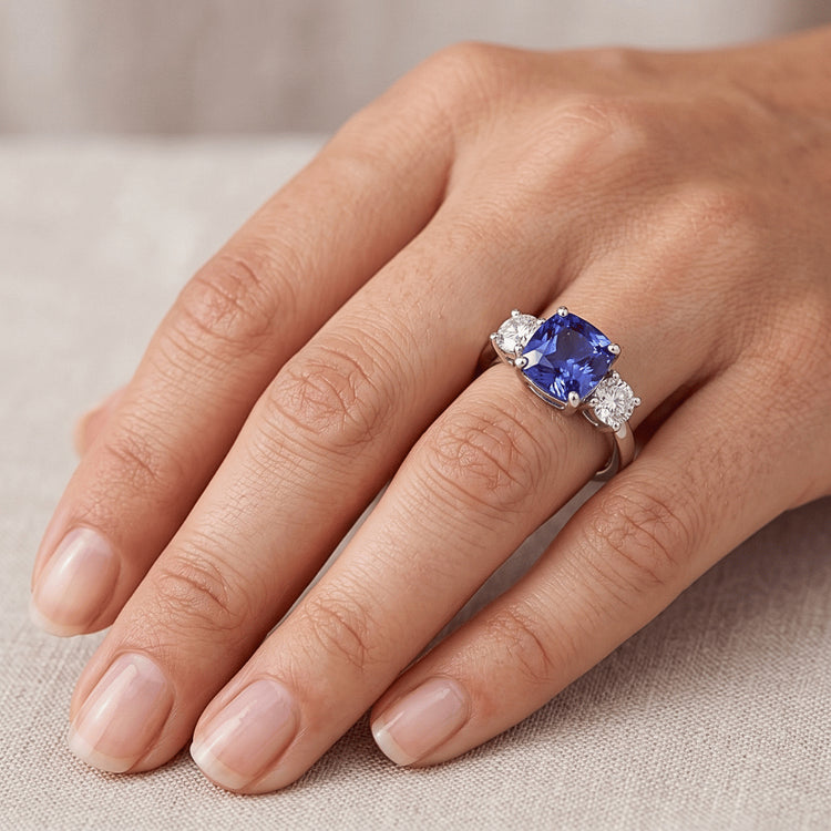 Bague Saphir Naturel 2 Carats