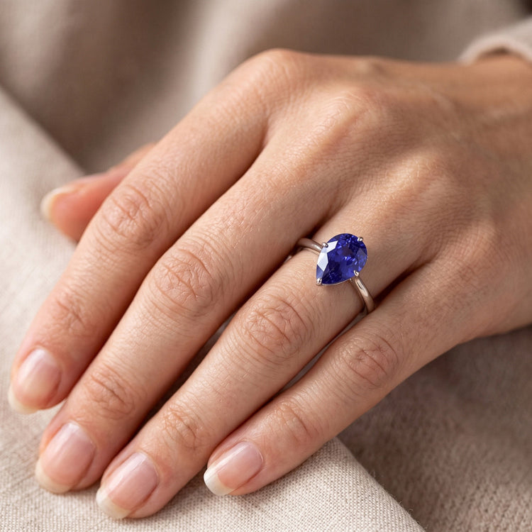 Bague Saphir Naturel 2 Carats
