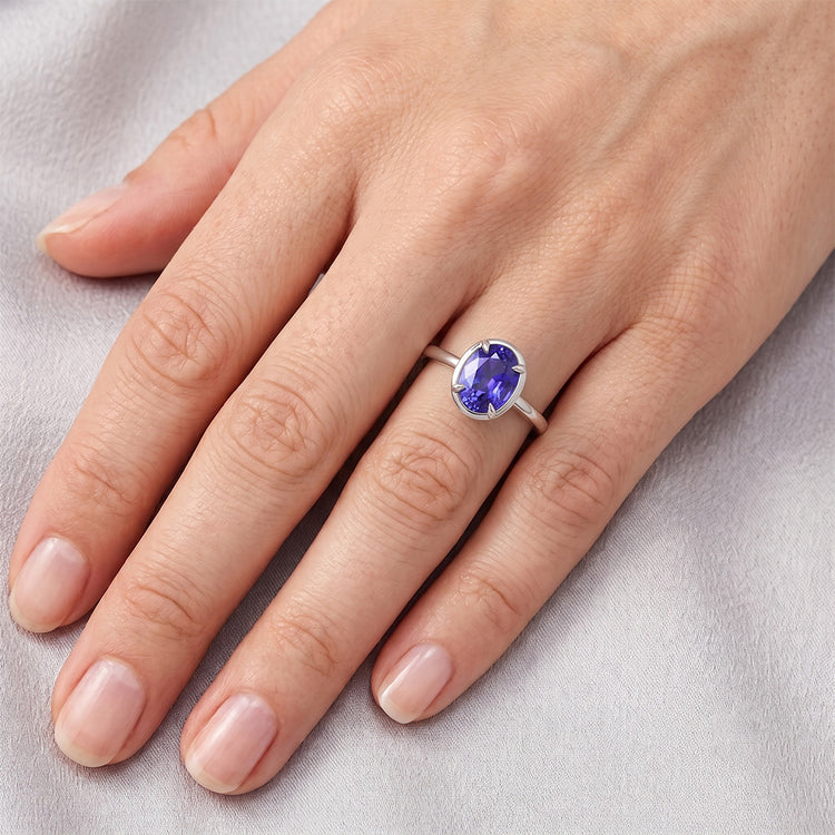 Bague Saphir Naturel 2 Carats
