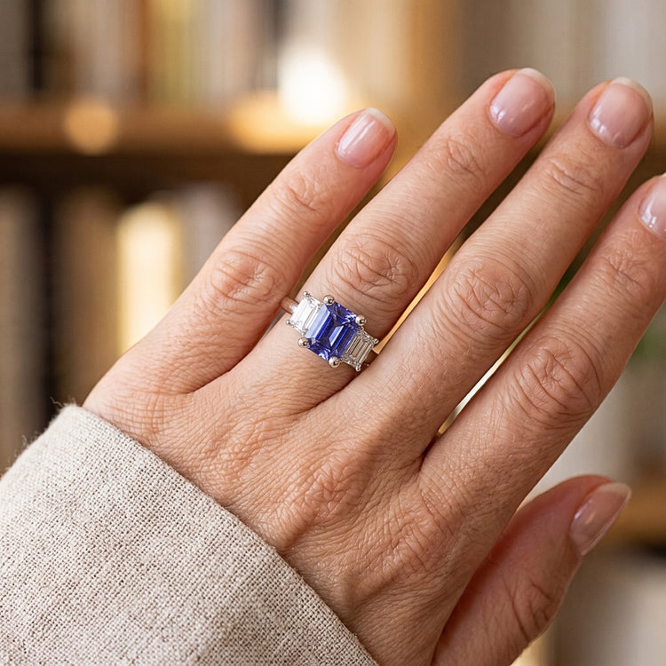 Bague Saphir Naturel 2 Carats
