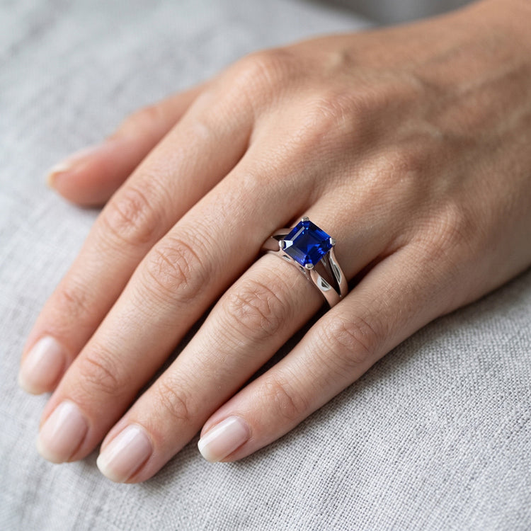 Bague Saphir Naturel 2 Carats