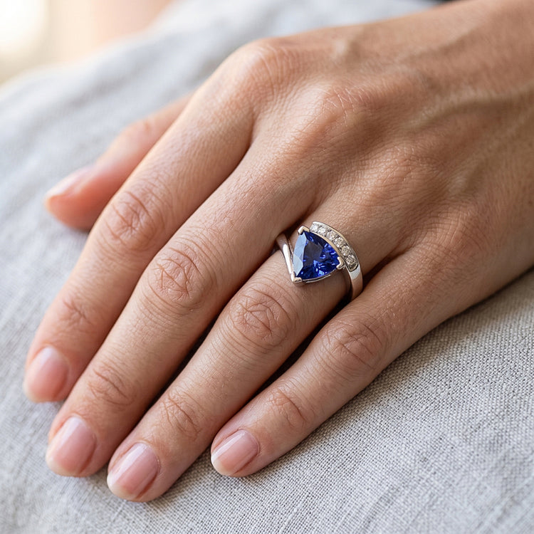 Bague Saphir Naturel 2 Carats