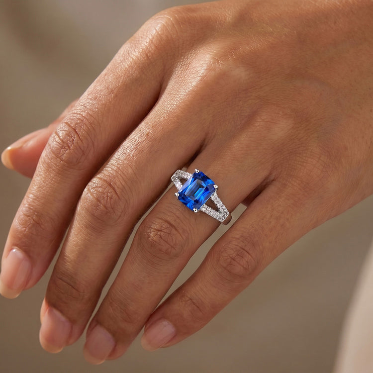 Bague Saphir Naturel 2 Carats