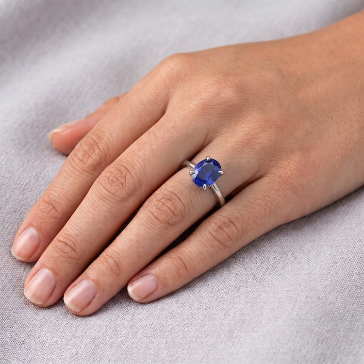 Bague Saphir Naturel 3.30 Carats